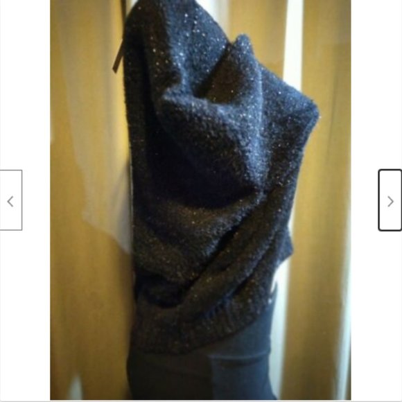 Wild Fable Women's Sweater Tinsel Black Crew Neck Size M - Picture 4 of 8